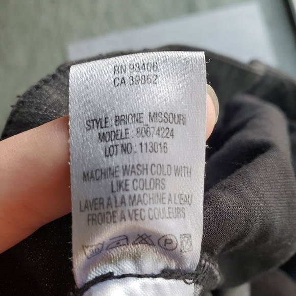 Theory Brione Missouri Denim Trousers Size 8 - Picture 8 of 8